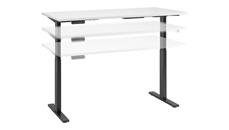 Standing Desks - Electronically Adjustable Bush Furniture 60in W x 30in D Height Adjustable Standing Desk