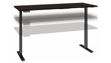 Standing Desks - Electronically Adjustable Bush Furniture 6ft W x 30in D Electric Height Adjustable Standing Desk