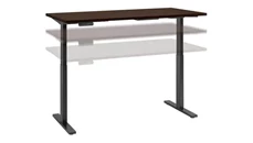 Standing Desks - Electronically Adjustable Bush Furniture 6ft W x 30in D Electric Height Adjustable Standing Desk