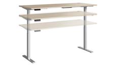 Standing Desks - Electronically Adjustable Bush Furniture 6ft W x 30in D Electric Height Adjustable Standing Desk
