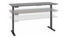 Standing Desks - Electronically Adjustable Bush Furniture 6ft W x 30in D Electric Height Adjustable Standing Desk