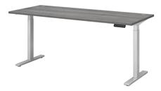 Standing Desks - Electronically Adjustable Bush Furniture 6ft W x 30in D Electric Height Adjustable Standing Desk