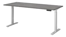 Standing Desks - Electronically Adjustable Bush Furniture 6ft W x 30in D Electric Height Adjustable Standing Desk