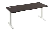 Standing Desks - Electronically Adjustable Bush Furniture 6ft W x 30in D Electric Height Adjustable Standing Desk