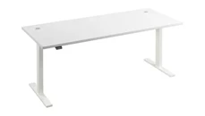 Standing Desks - Electronically Adjustable Bush Furniture 6ft W x 30in D Electric Height Adjustable Standing Desk