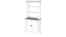 Standard Bookcases Bush Furniture 5 Shelf Bookcase with Doors