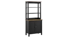 Standard Bookcases Bush Furniture 5 Shelf Bookcase with Doors
