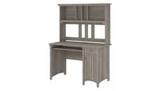 Stand-Alone Desks with Hutch Bush Furniture 48in W Computer Desk with Hutch