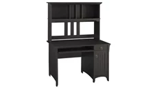 Stand-Alone Desks with Hutch Bush Furniture 48in W Computer Desk with Hutch