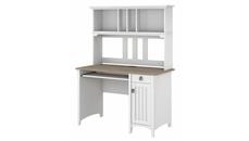 Stand-Alone Desks with Hutch Bush Furniture 48in W Computer Desk with Hutch