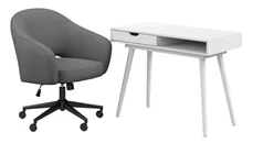 Writing Desks Bush Furniture 40in W Small Writing Desk and Chair Set