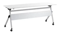 Training Tables Bush Furniture 72in W Nesting Training Table with Powered Grommets