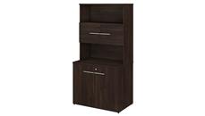 Tall Storage Cabinets Bush Furniture 36in W Tall Storage Cabinet with Doors and Shelves