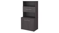 Tall Storage Cabinets Bush Furniture 36in W Tall Storage Cabinet with Doors and Shelves