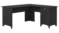 L Shaped Desks Bush Furniture 60in W L-Shaped Desk with Storage