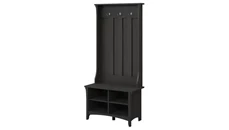 Lateral File Cabinets Bush Furniture Hall Tree with Storage Bench
