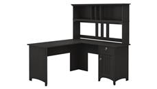 L Shaped Desks with Hutch Bush Furniture 60in W L-Shaped Desk with Hutch