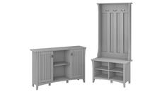 Coat Racks & Hall Trees Bush Furniture Entryway Storage Set with Hall Tree / Shoe Bench and Accent Cabinet