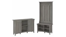 Coat Racks & Hall Trees Bush Furniture Entryway Storage Set with Hall Tree / Shoe Bench and Accent Cabinet