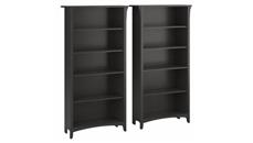 Standard Bookcases Bush Furniture Tall 5 Shelf Bookcase (Set of 2)