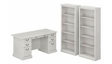 Office Suites Bush Furniture Executive Desk and Bookcase Set