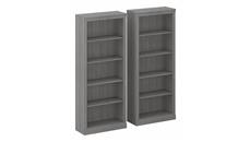 Standard Bookcases Bush Furniture Tall 5 Shelf Bookcases (Set of 2)