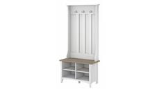 Coat Racks & Hall Trees Bush Furniture Hall Tree with Shoe Storage Bench