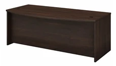 Stand-Alone Desk Shells Bush Furniture 72in W x 36in D Bow Front Desk