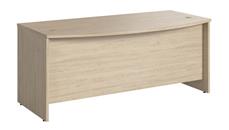 Stand-Alone Desk Shells Bush Furniture 72in W x 36in D Bow Front Desk