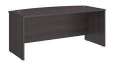 Stand-Alone Desk Shells Bush Furniture 72in W x 36in D Bow Front Desk