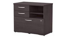 Lateral File Cabinets Bush Furniture Office Storage Cabinet with Lateral File, Drawers and Shelves - Assembled