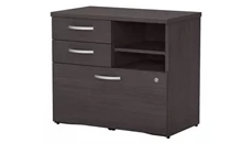 Lateral File Cabinets Bush Furniture Office Storage Cabinet with Lateral File, Drawers and Shelves - Assembled