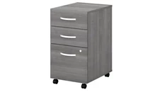 Vertical File Cabinets Bush Furniture 3 Drawer Mobile File Cabinet - Assembled