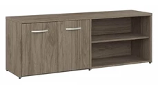 Storage Credenzas Bush Furniture Low Storage Cabinet with Doors and Shelves