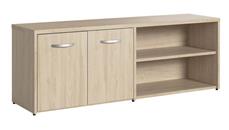 Storage Credenzas Bush Furniture Low Storage Cabinet with Doors and Shelves