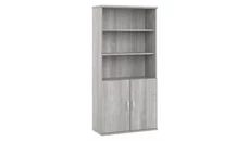Standard Bookcases Bush Furniture Tall 5 Shelf Bookcase with Doors