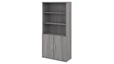 Standard Bookcases Bush Furniture 5 Shelf Bookcase with Doors