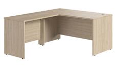 L Shaped Desk Shells Bush Furniture 60in W x 30in D L-Shaped Desk with 42in W Return