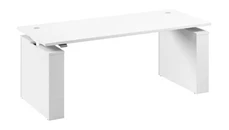 Standing Desks - Electronically Adjustable Bush Furniture 72in W Electric Height Adjustable Standing Desk