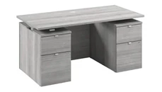 Adjustable Height Desks & Tables Bush Furniture 60in Electric Standing Desk with Drawers and Modesty Panel