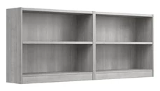 Low Bookcases Bush Furniture Small 2 Shelf Bookcase - Set of 2