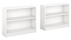 Low Bookcases Bush Furniture 2 Shelf Bookcase - Set of 2
