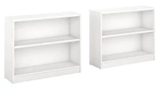 Low Bookcases Bush Furniture 2 Shelf Bookcase - Set of 2