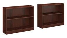 Low Bookcases Bush Furniture 2 Shelf Bookcase - Set of 2