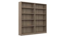 Standard Bookcases Bush Furniture 5 Shelf Bookcase - Set of 2