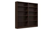 Standard Bookcases Bush Furniture Tall 5 Shelf Bookcase (Set of 2)