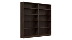 Standard Bookcases Bush Furniture Tall 5 Shelf Bookcase (Set of 2)