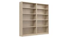 Standard Bookcases Bush Furniture Tall 5 Shelf Bookcase (Set of 2)