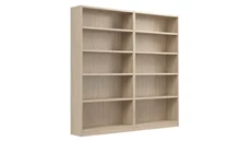 Standard Bookcases Bush Furniture Tall 5 Shelf Bookcase (Set of 2)