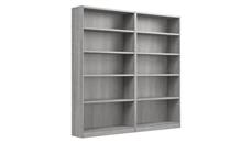 Standard Bookcases Bush Furniture 5 Shelf Bookcase - Set of 2